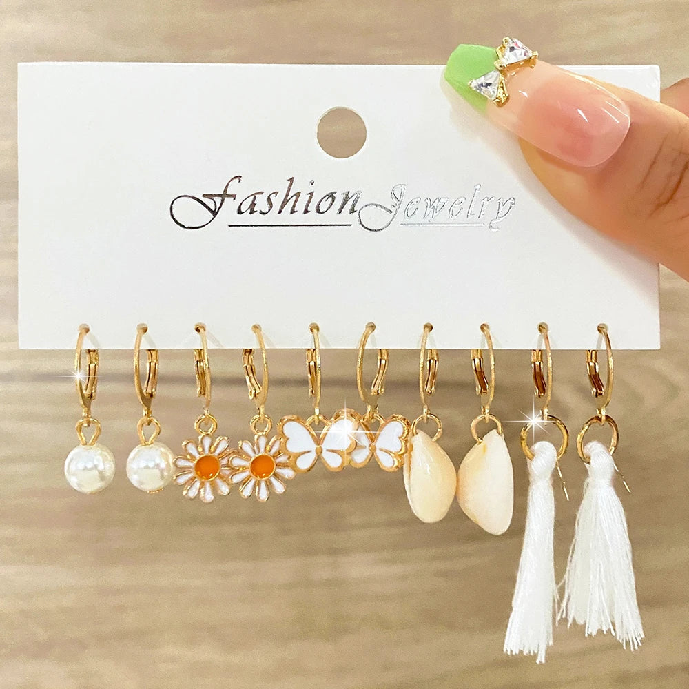 Colorful Earrings Set