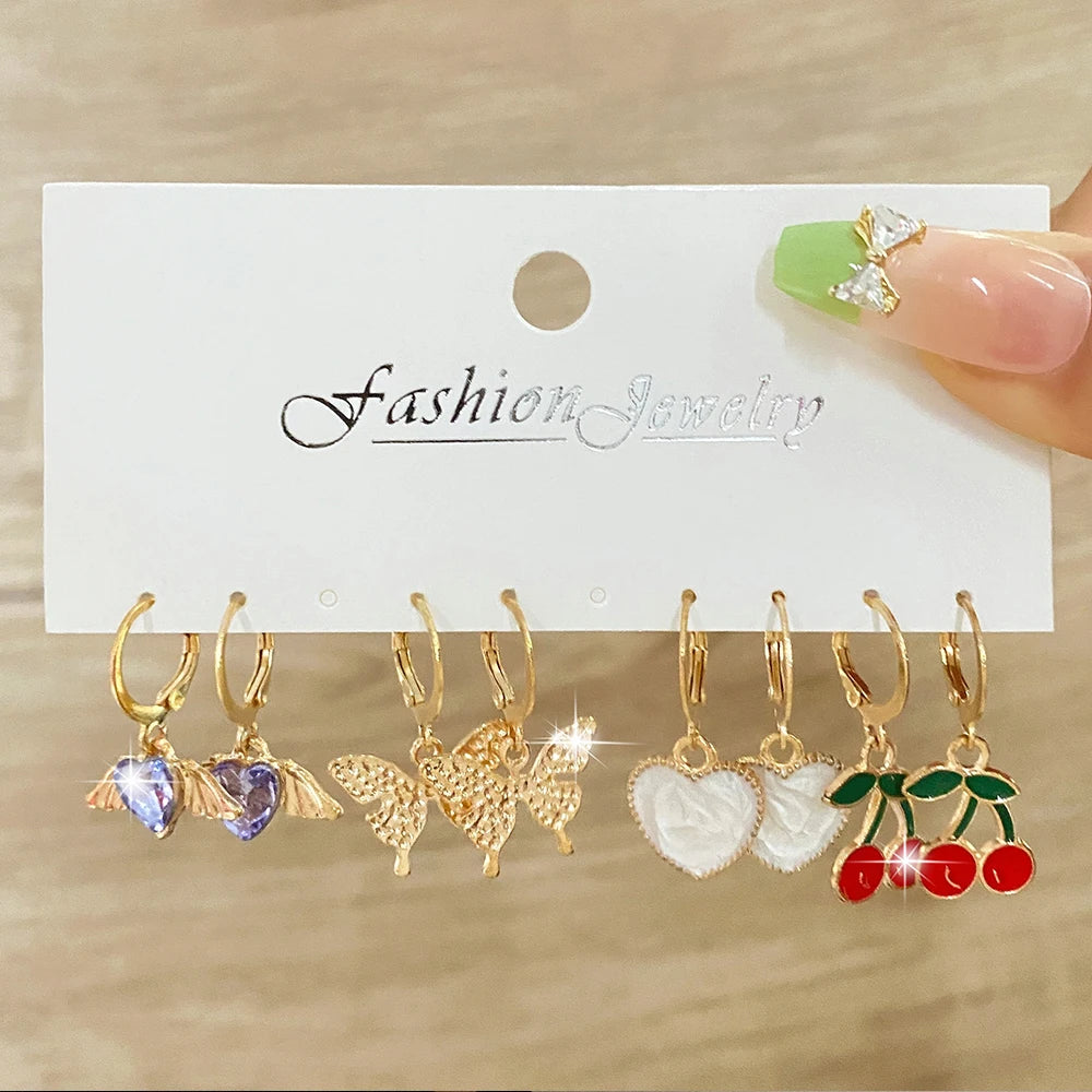 Colorful Earrings Set