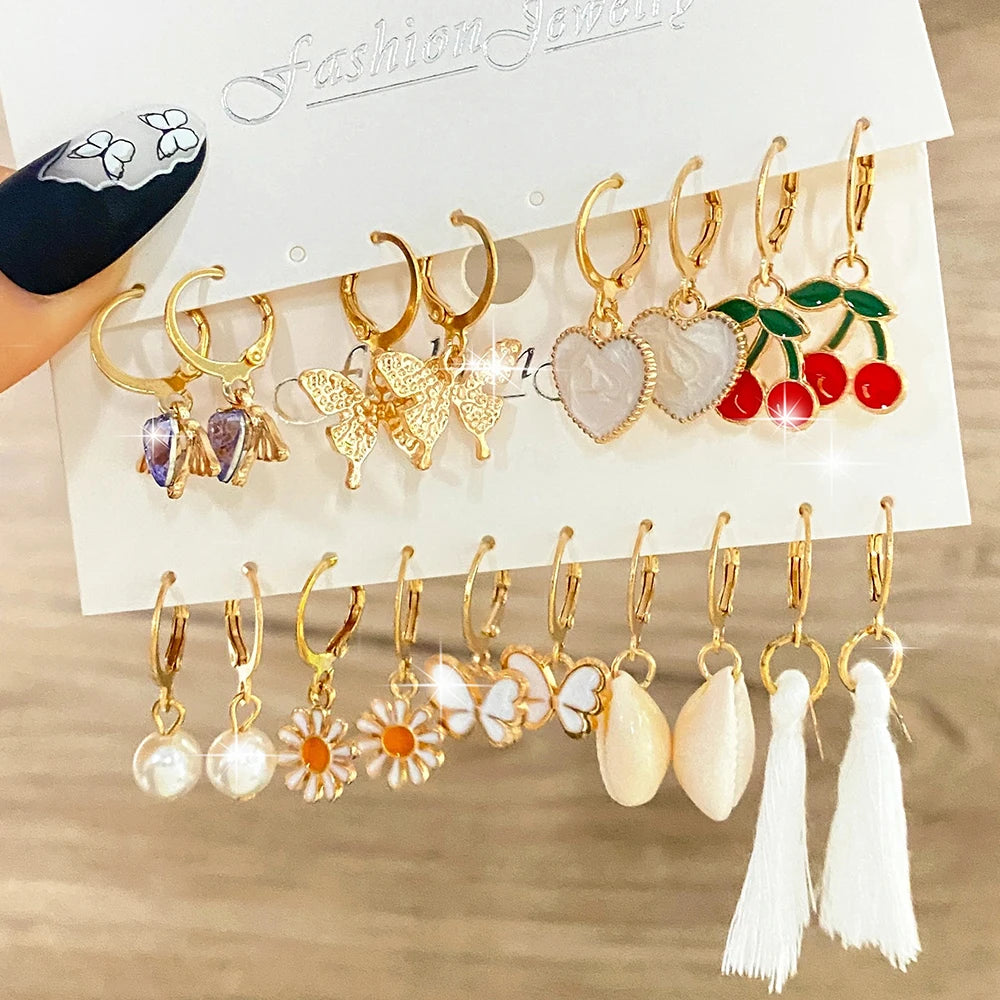 Colorful Earrings Set