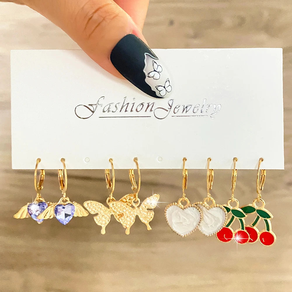 Colorful Earrings Set